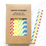 100 Pcs/Box Mixed Colorful Party Building Blocks Paper Straws 100 Pcs/Box Mixed Colorful Party Building Blocks Paper Straws